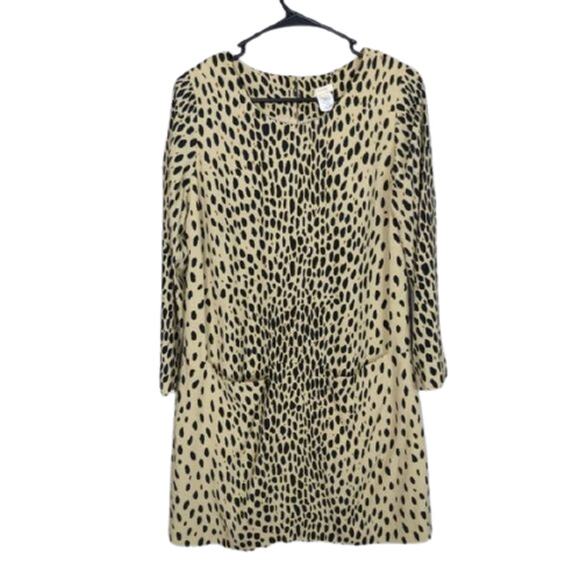 J. Crew Jules dress in wildcat Long Sleeves size 2 - Picture 9 of 10